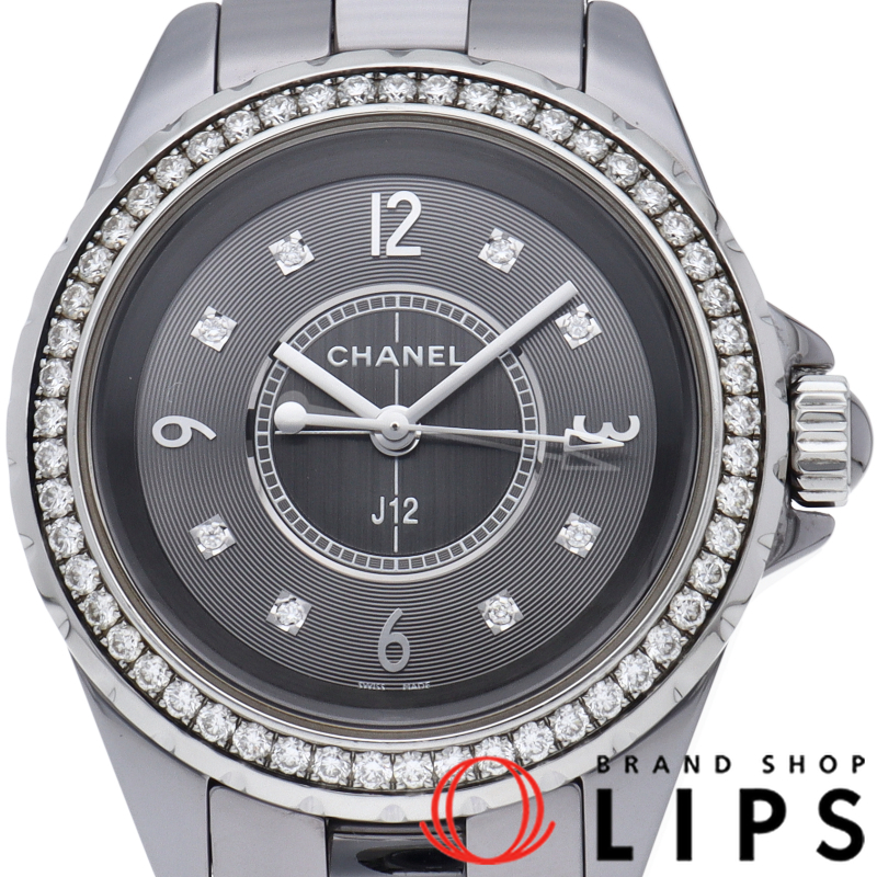 J12 ウォッチ クロマティック 33mm ダイヤベゼル 8Pダイヤ