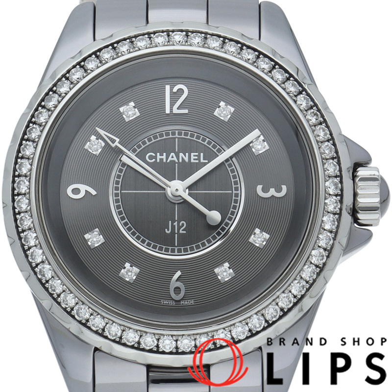 J12 ウォッチ クロマティック 33mm ダイヤベゼル 8Pダイヤ