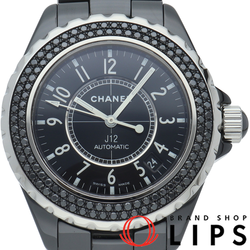 J12 ウォッチ 39mm ブラックダイヤベゼル