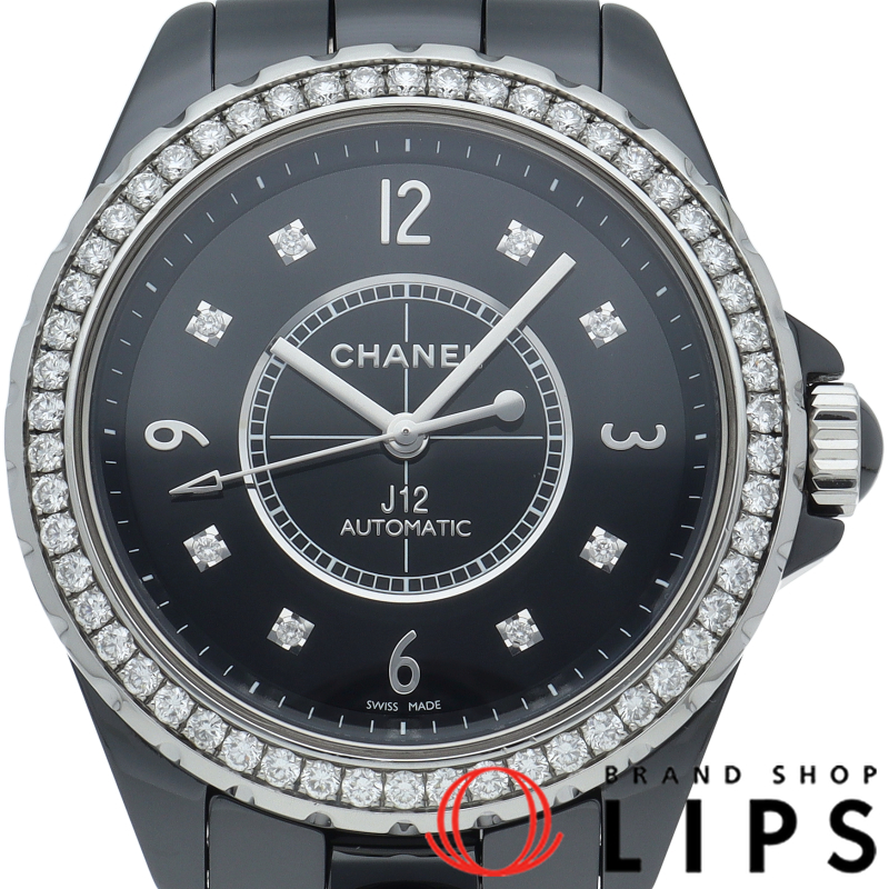J12 ウォッチ 38mm ダイヤベゼル 8Pダイヤ