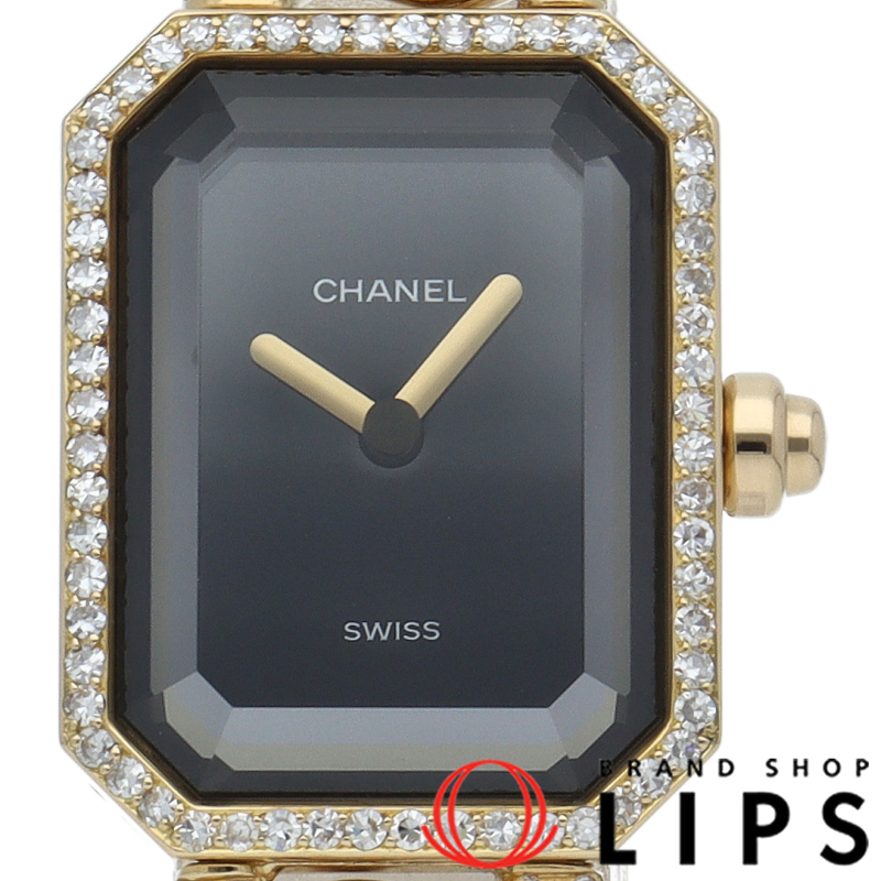 プルミエールL ウォッチ ダイヤベゼル ダイヤブレス メーカーOH済