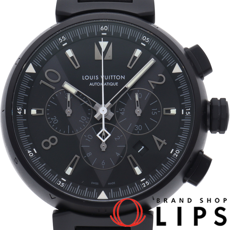 タンブール クロノグラフ オールブラック