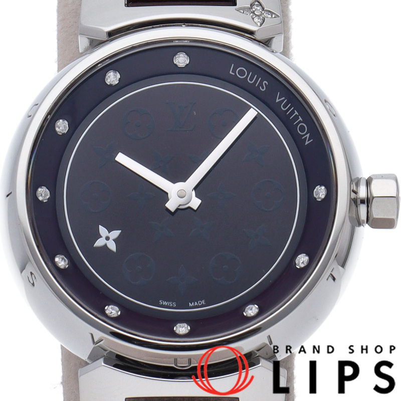 タンブール モノグラム ディスクディアモン ウォッチ 28mm 10Pダイヤ