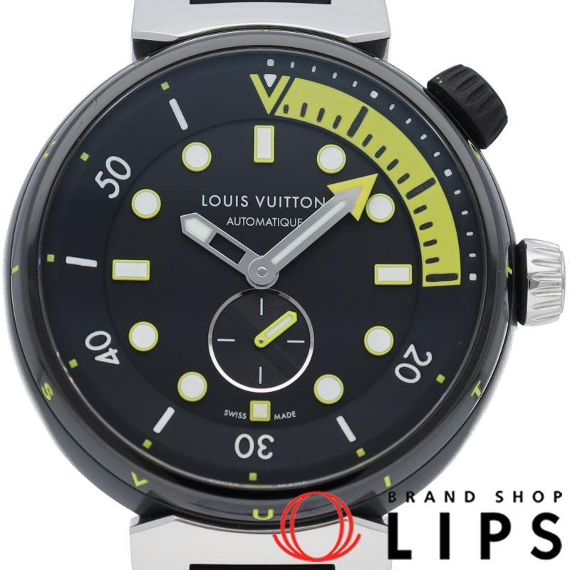 タンブール ストリートダイバー ネオンブラック ウォッチ