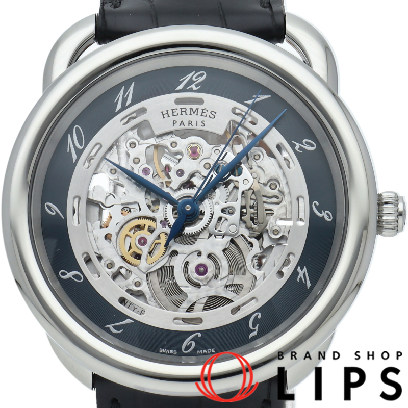 アルソー メンズ時計 スケルトン オートマチック