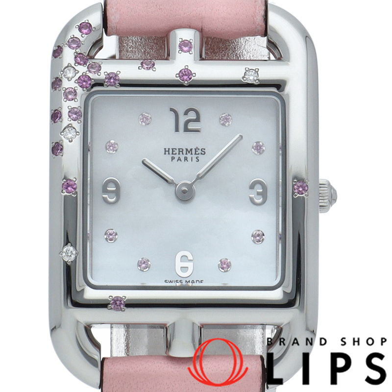 ケープコッド レディース時計 ダイヤ ピンクサファイア シェル