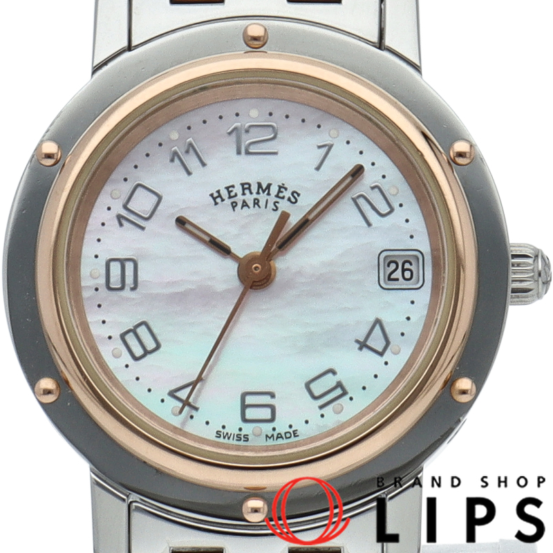 クリッパーナクレ レディース時計 シェル