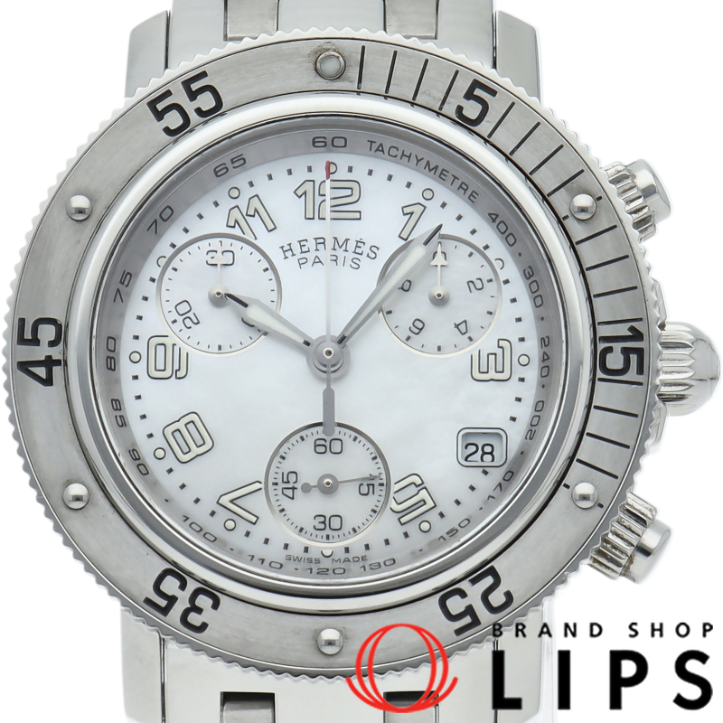 クリッパーダイバー クロノグラフ レディース時計 シェル