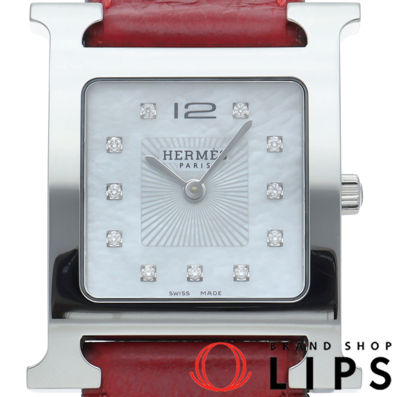 Hウォッチ メンズ時計 12Pダイヤ シェル