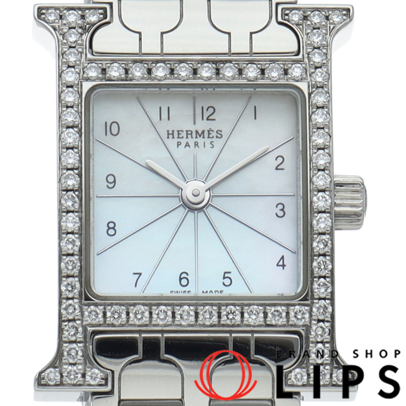 Hウォッチミニ ダイヤベゼル シェル