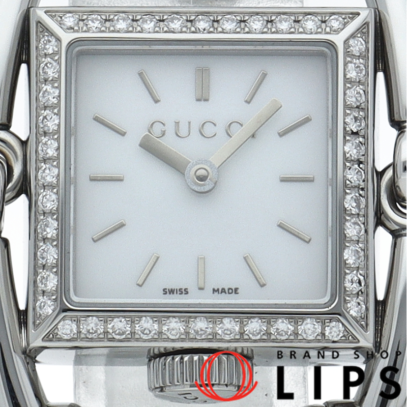 シニョーリア レディース時計 ダイヤベゼル シェル