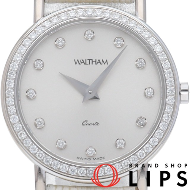 クラシック レディース時計 ダイヤベゼル 12Pダイヤ