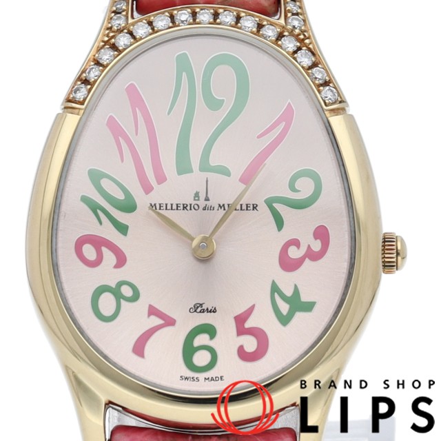 ラヌフ レディース時計 ダイヤベゼル ダイヤラグ