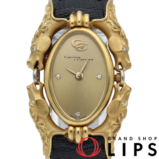 カバロス 3Pダイヤ レディース時計