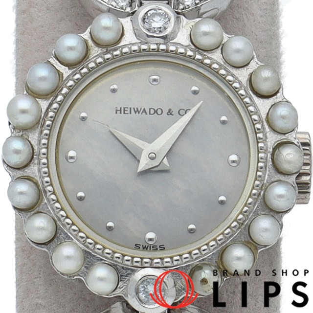 ジュエリー ウォッチ ダイヤモンド パールブレス シェル OH済