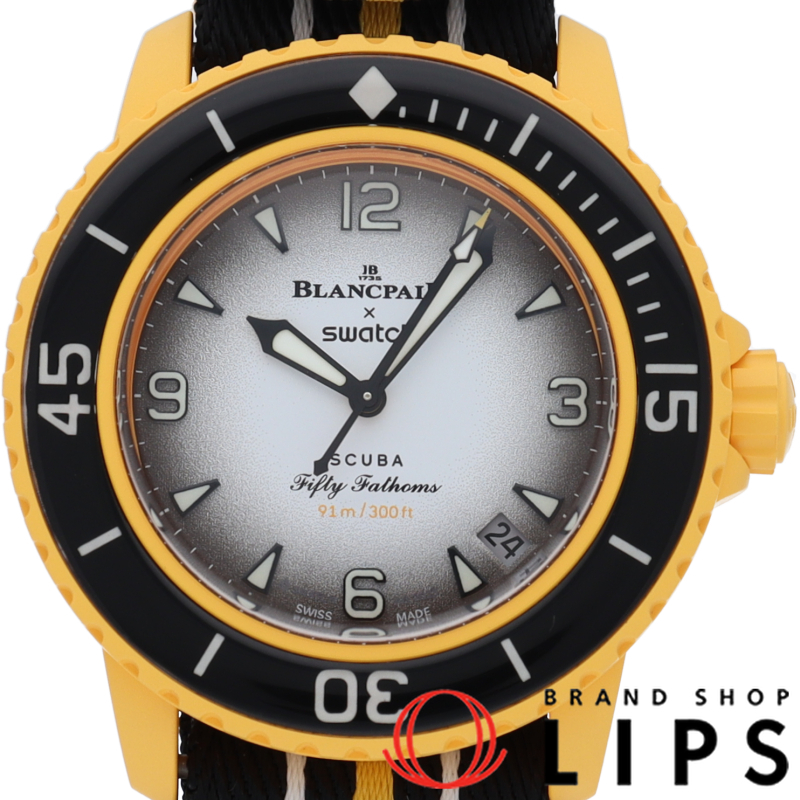 ブランパン×スウォッチ バイオセラミック フィフティファゾムス パシフィック オーシャン