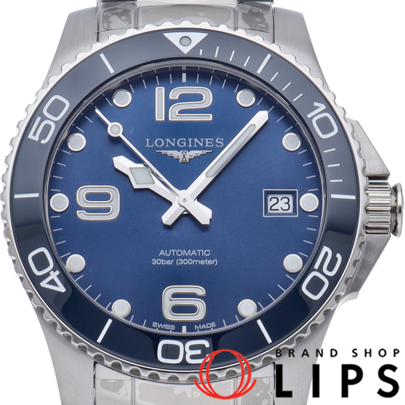 ハイドロ コンクエスト オートマチック ウォッチ 39mm ブルー