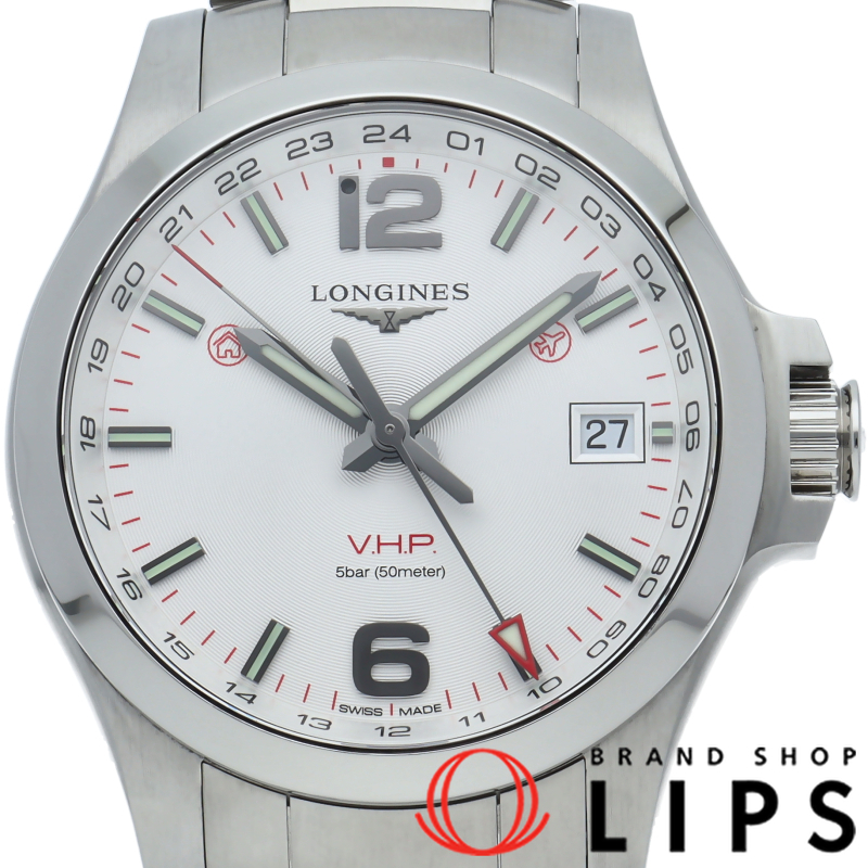 コンクエスト V.H.P. GMT クォーツ ウォッチ