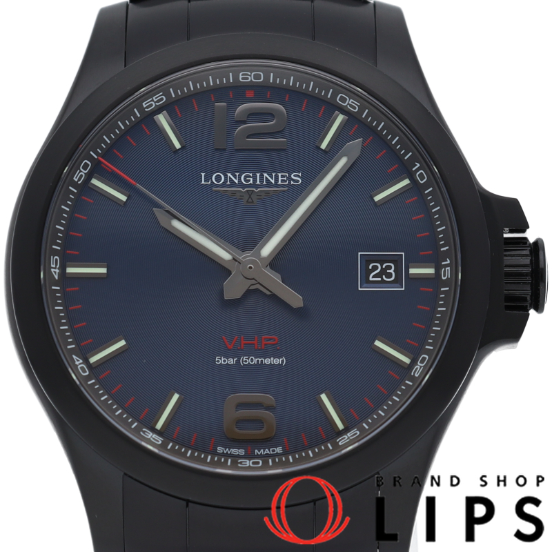 コンクエスト V.H.P ブラックカーボン 41mm