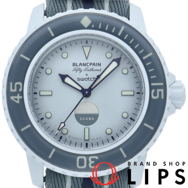 ブランパン×スウォッチ バイオセラミック フィフティファゾムス アンタークティク オーシャン