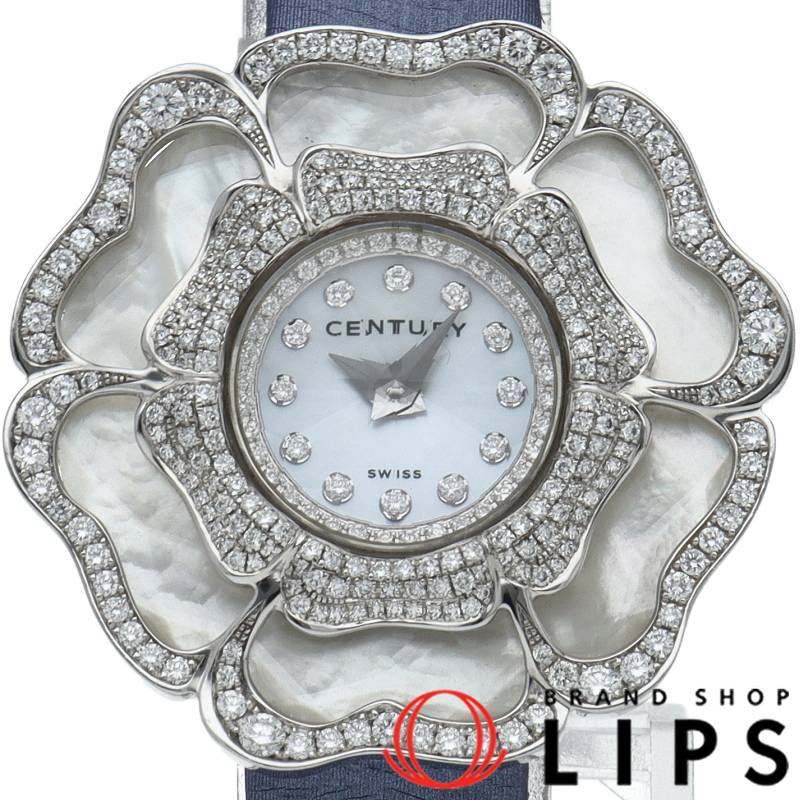 リーラブロッサム ウォッチ ダイヤベゼル 12Pダイヤ シェル