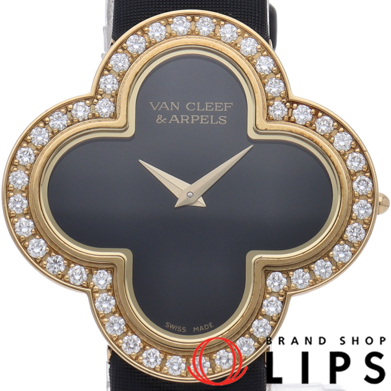 アルハンブラ ミディアム ウォッチ 30mm ダイヤベゼル オニキス