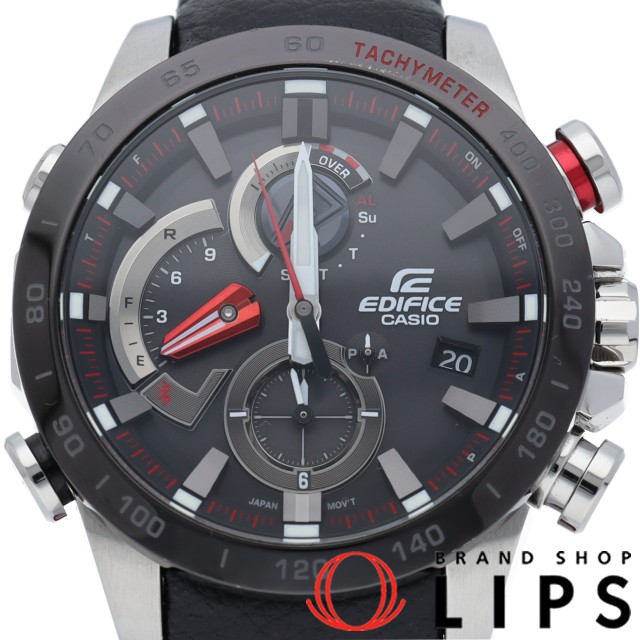 エディフィス レースラップ クロノグラフ ソーラー電波時計