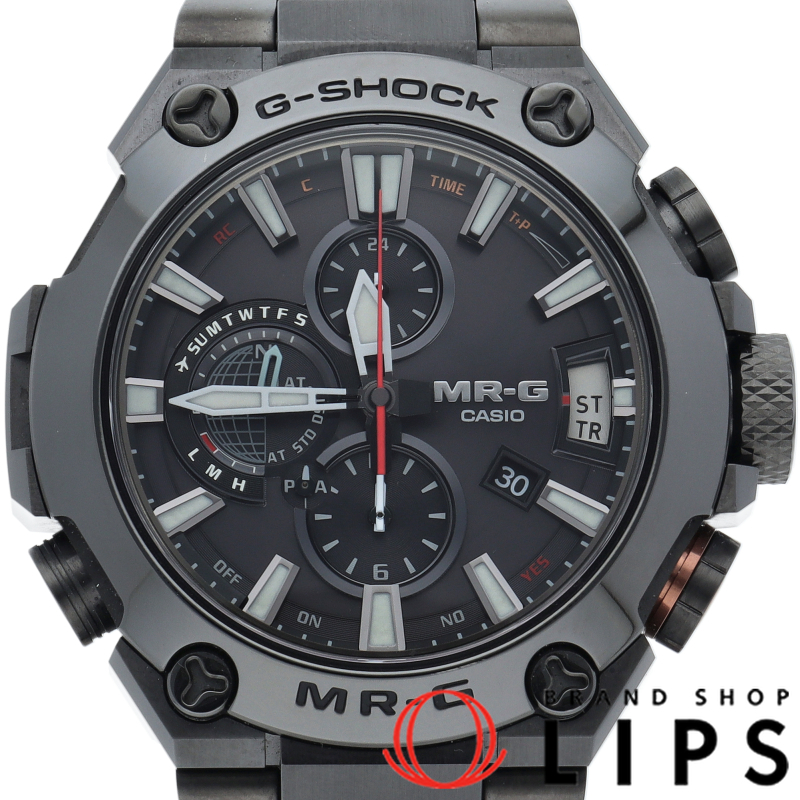 G-SHOCK MR-G 黒備え GPSハイブリッド 電波ソーラー時計