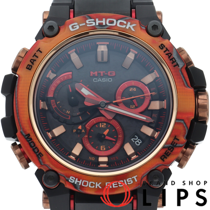 G-SHOCK MT-G ソーラー電波時計 フレアレッド40周年記念