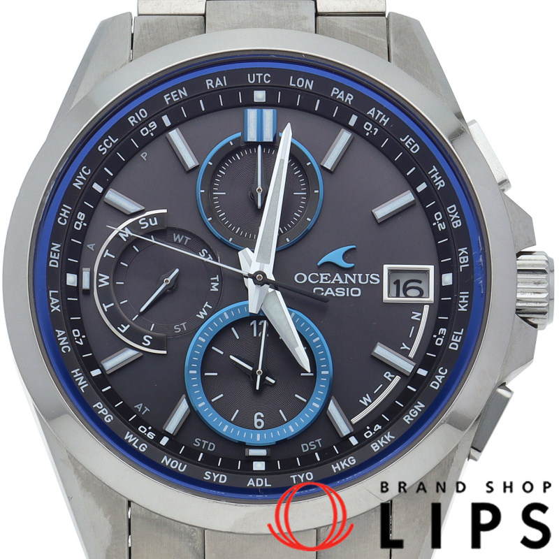 オシアナス ソーラー電波時計