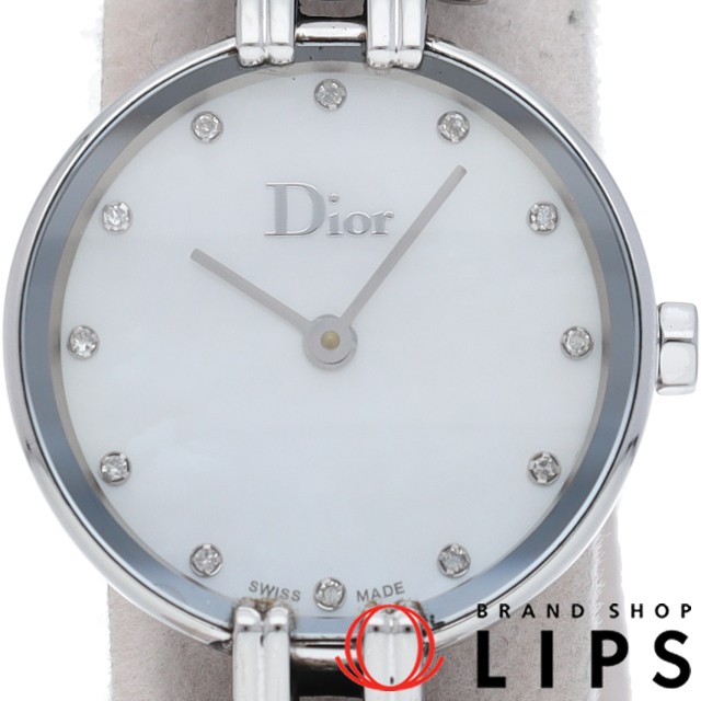 バギラ レディース時計 12Pダイヤ シェル