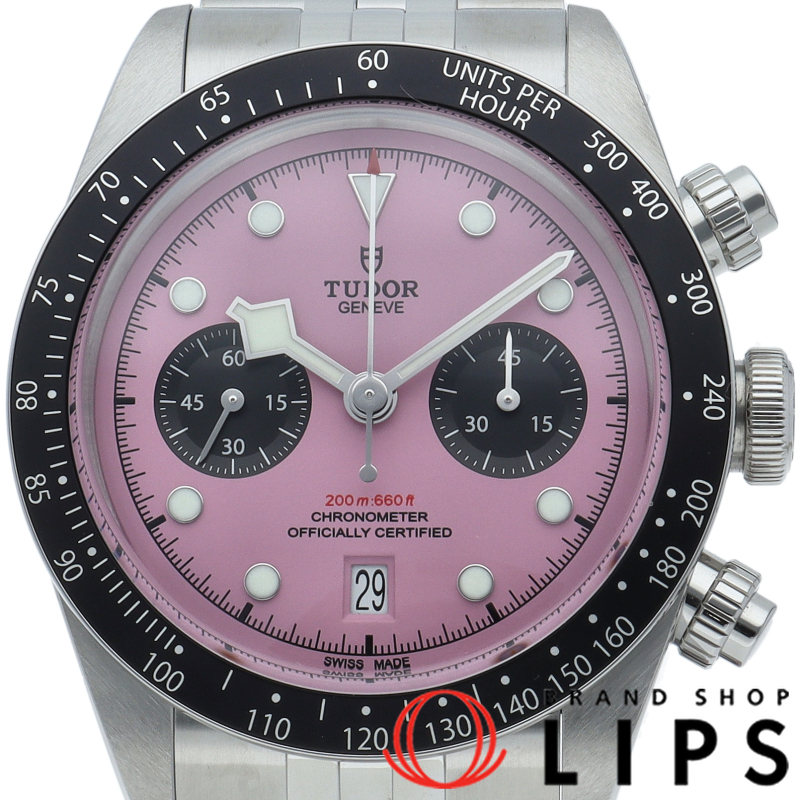 ブラックベイ クロノグラフ ウォッチ ピンク