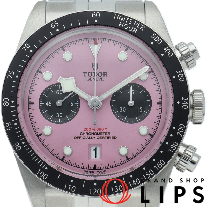 ブラックベイ クロノグラフ ウォッチ ピンク