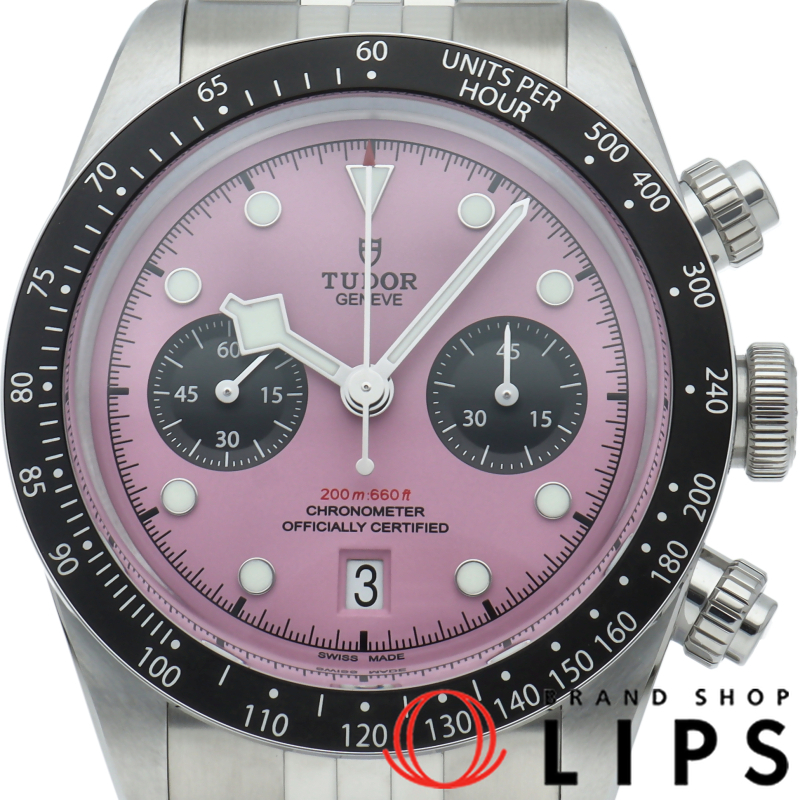 ブラックベイ クロノグラフ ウォッチ ピンク