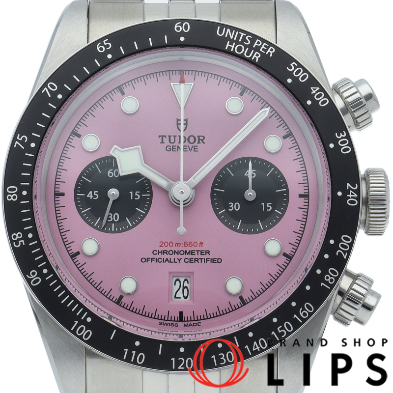 ブラックベイ クロノグラフ ウォッチ ピンク