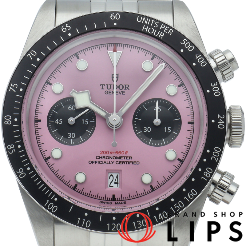 ブラックベイ クロノグラフ ウォッチ ピンク