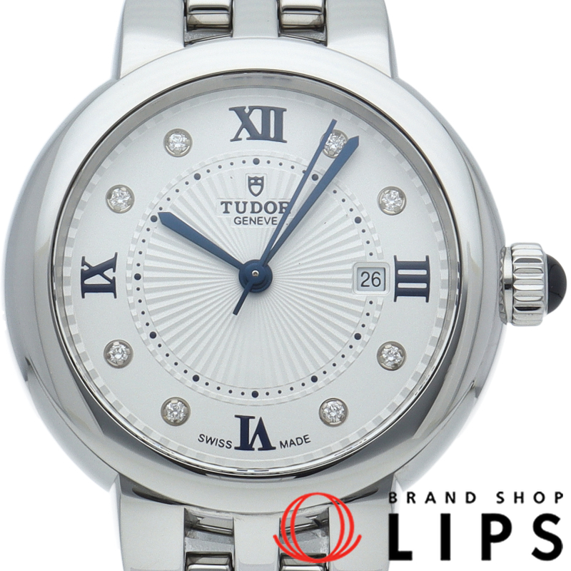 クレアドゥローズ ウォッチ 30mm オパライン 8Pダイヤ