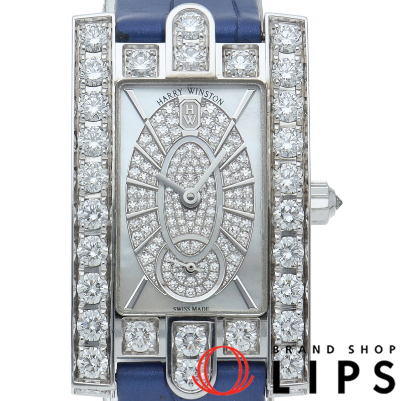 アヴェニュークラシック エリプティック ダイヤベゼル サイドダイヤ ダイヤ文字盤