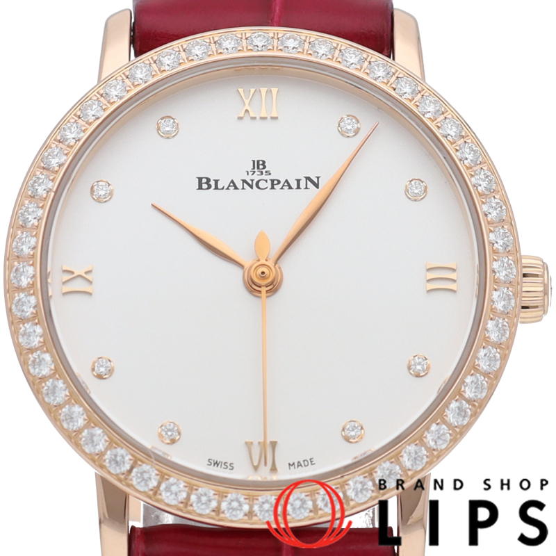 ヴィルレ ウルトラスリム ウォッチ 29.2mm ダイヤベゼル 8Pダイヤ