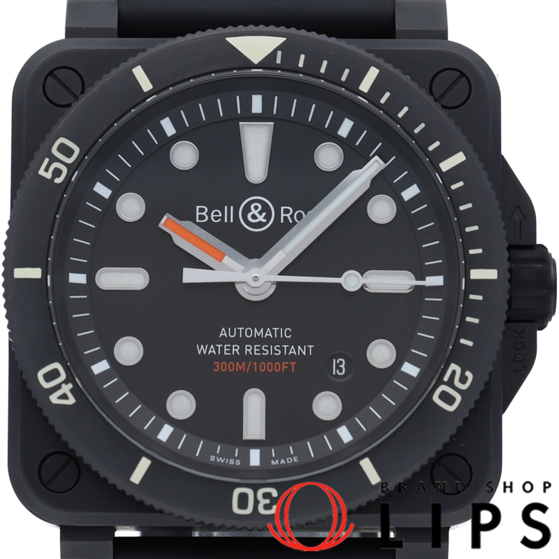 BR03-92 ダイバー ブラック マット