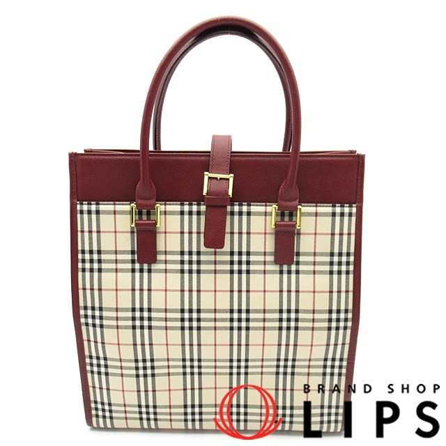 ノバチェック ハンドバッグ