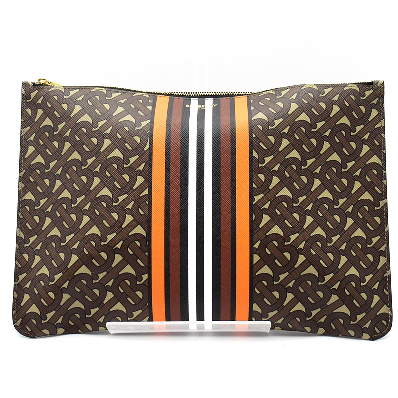 TB モノグラム クラッチバッグ