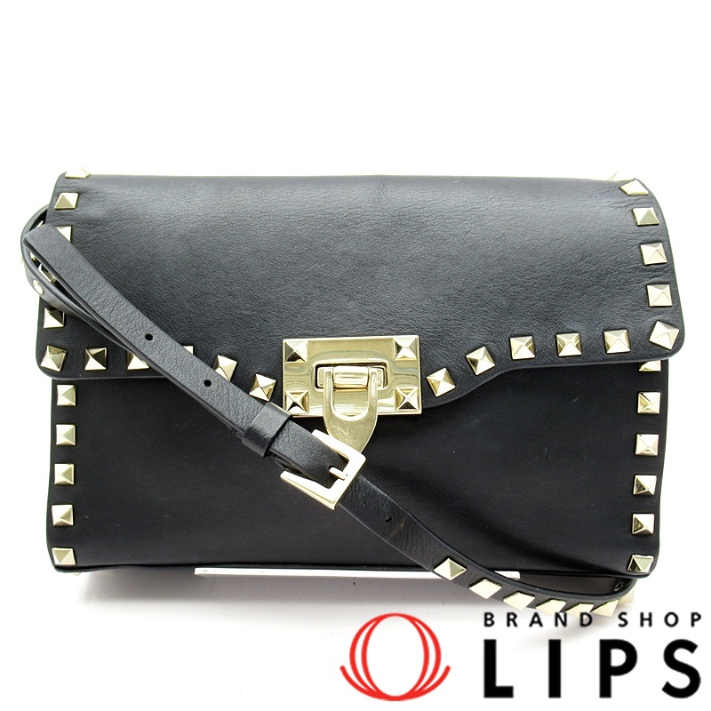 ロックスタッズ チェーンショルダーバッグ