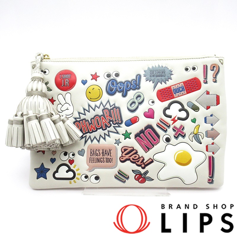 ビッグタッセル クラッチバッグ