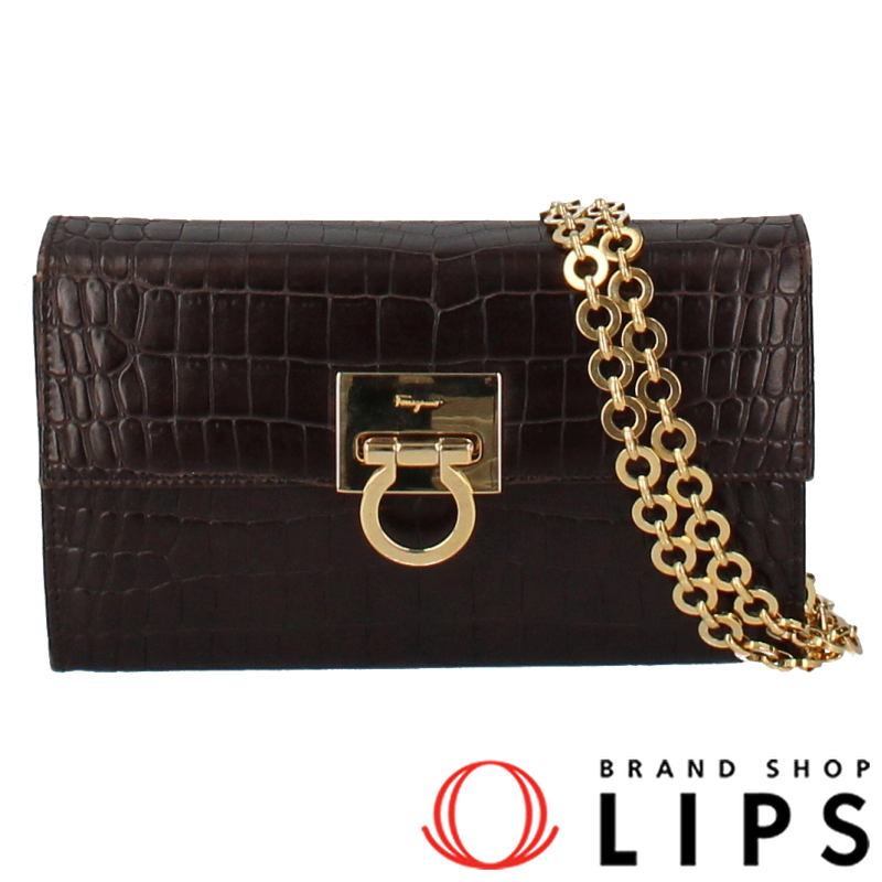 ガンチーニ チェーンショルダーバッグ