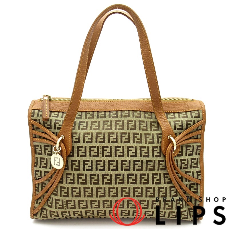 ズッキーノ FFロゴチャーム ハンドバッグ