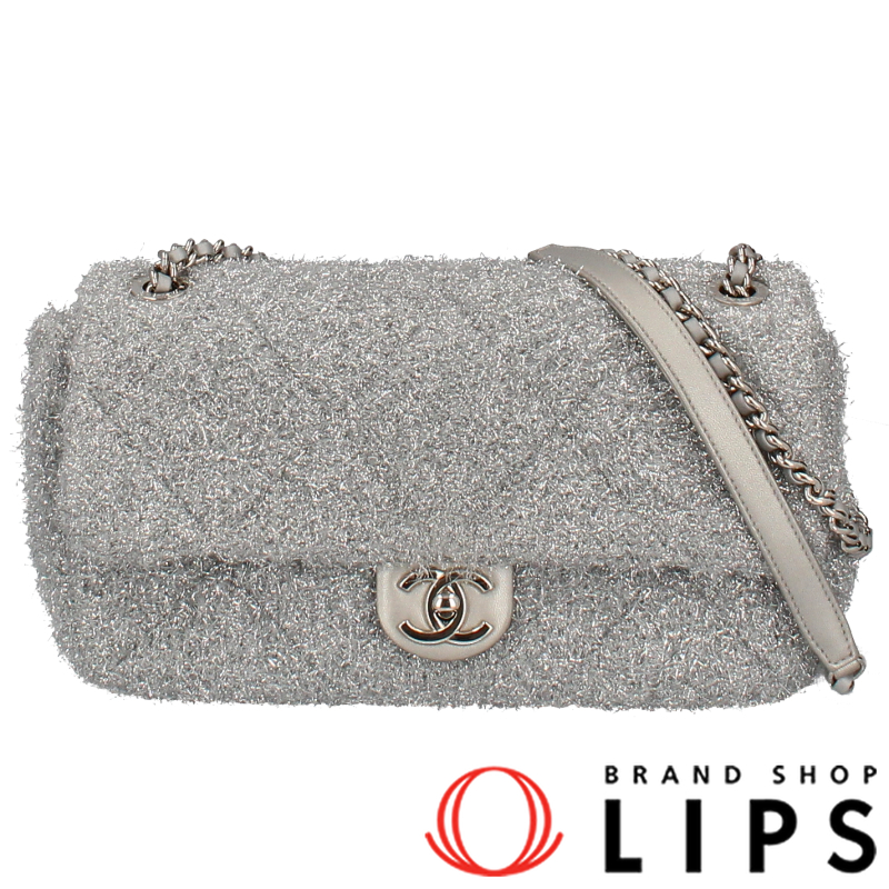 プールトゥ グリッター チェーンショルダーバッグ