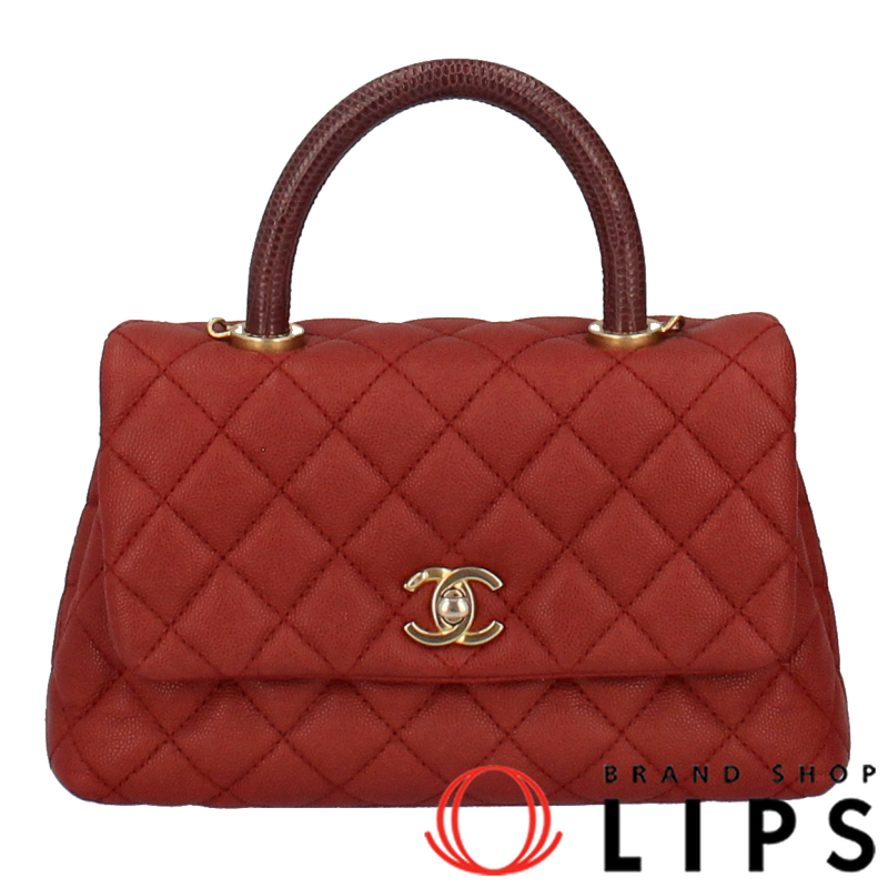 リザード トップハンドル ココハンドルXS 2WAYハンドバッグ