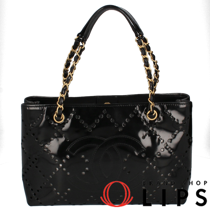 パンチング チェーンショルダーバッグ