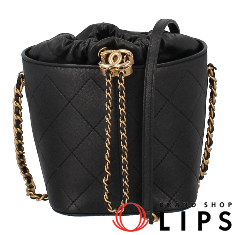 マトラッセ 巾着 チェーンショルダーバッグ